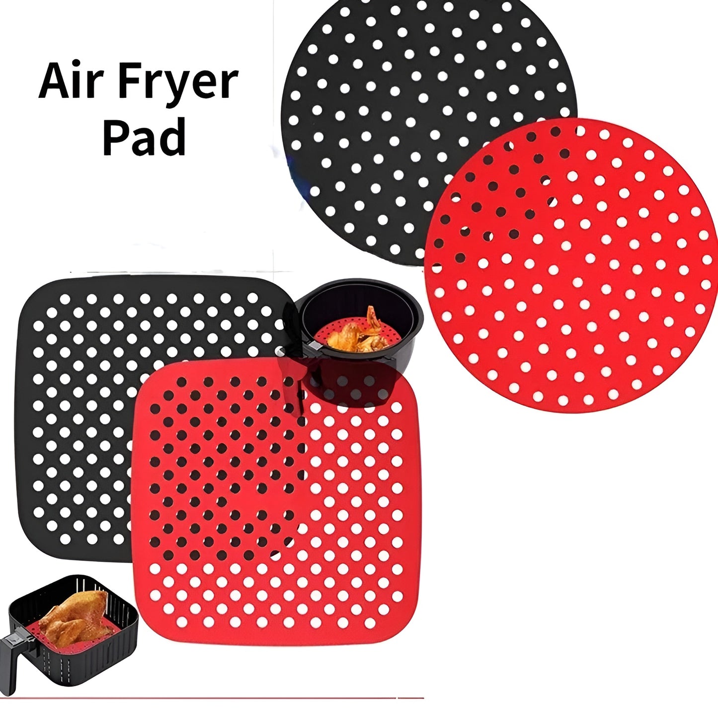 Silicone Liner Non-Stick Baking Paper | Voor de Airfryer